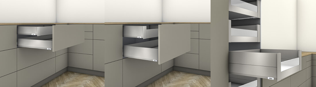 szuflady wewnętrzne merivobox blum